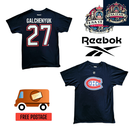 Alex Galchenyuk Jersey Shirt - Montreal Canadiens #27 T-Shirt, High-Quality Cotton Medium Size - USASTARFASHION