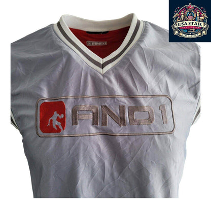 AND1 Mixtape Tour Jersey 2004 - Vintage Small, Iconic Streetball Style, Cool & Comfortable - USASTARFASHION