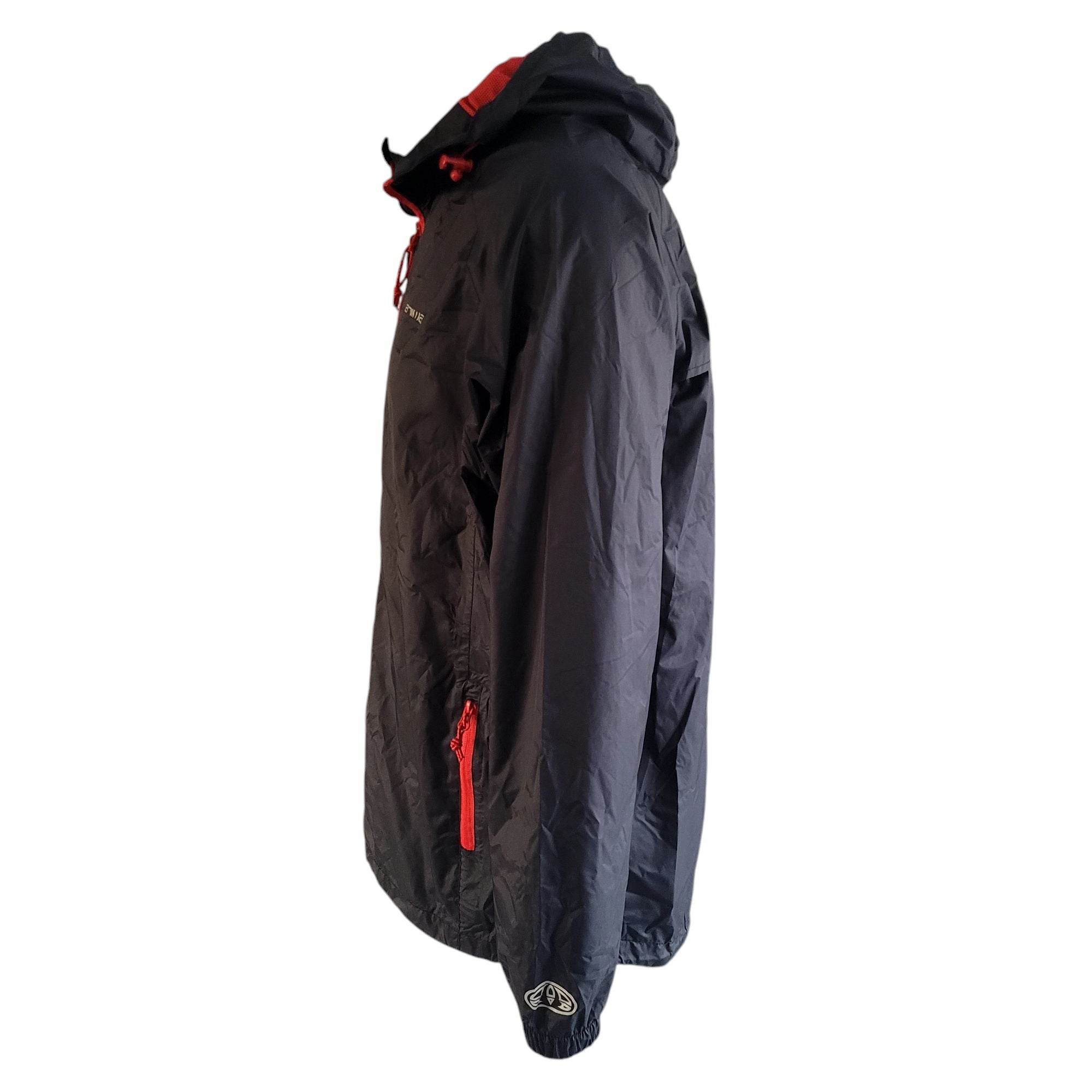 Animal Packaway Waterproof Jacket - XXL - Black/Red - USASTARFASHION