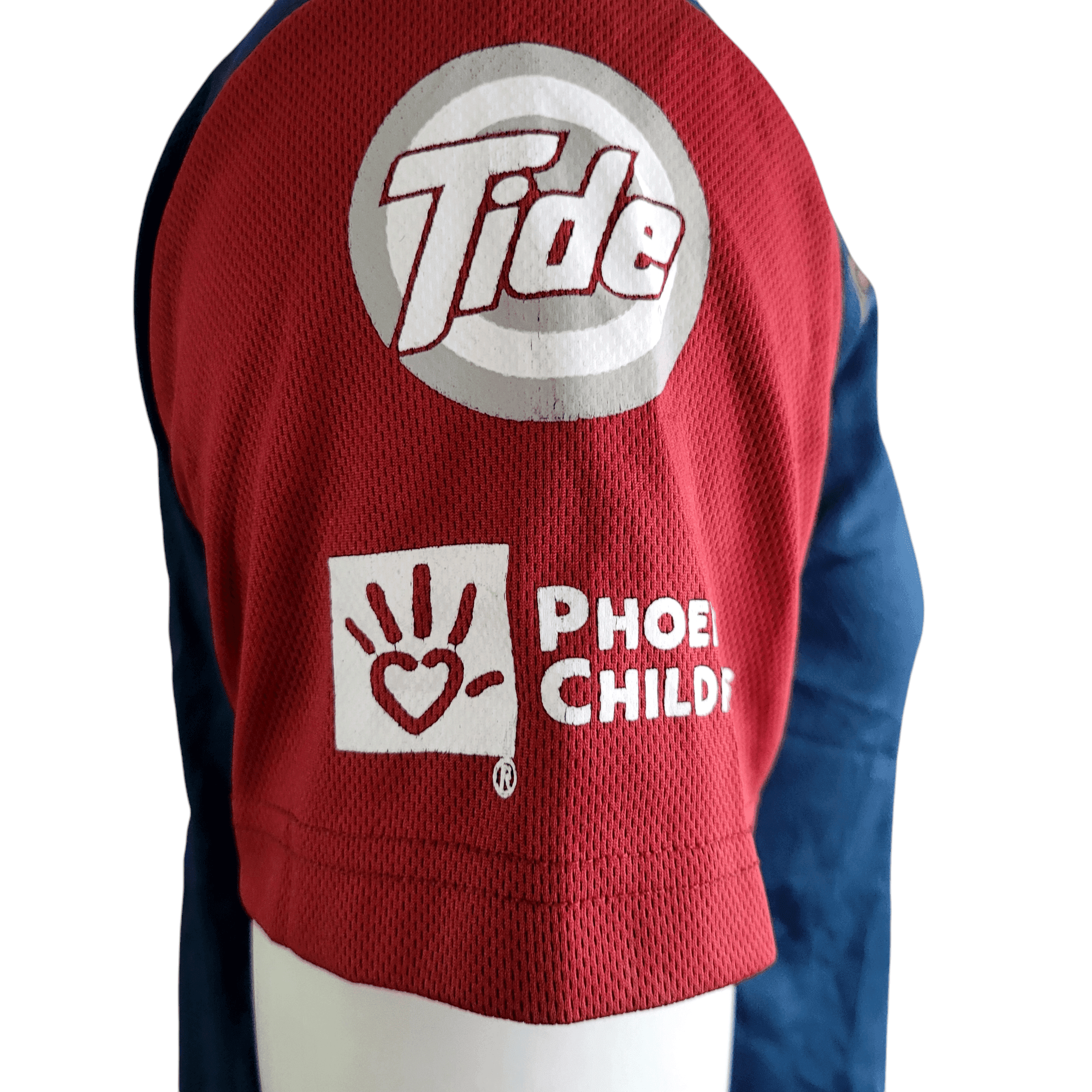 Arizona Diamondbacks Jersey - Unisex Adult Sports Jersey, Red/Blue, Size S, Tide Logo - USASTARFASHION