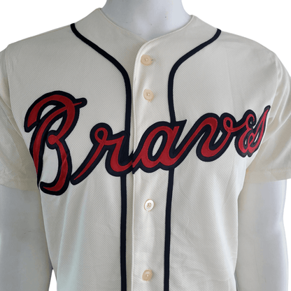 Atlanta Braves Jersey - Authentic Majestic Cool Base - Size 40 - Grade A - Made in USA - USASTARFASHION