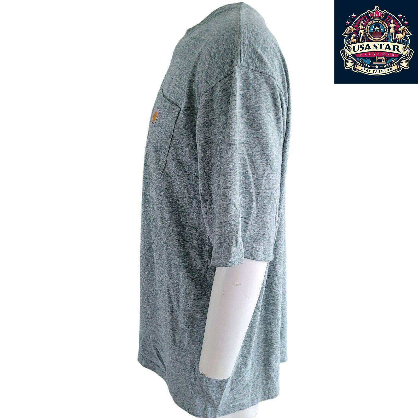 Carhartt Short Sleeve Shirt 2XL | Light Green, Durable 57% Cotton, Original Fit - USASTARFASHION