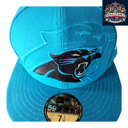 Carolina Panthers Fitted Hat Size 7 1/4 - New Era 59Fifty Cap with Durable Fabric and Comfort - USASTARFASHION