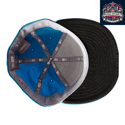 Carolina Panthers Fitted Hat Size 7 1/4 - New Era 59Fifty Cap with Durable Fabric and Comfort - USASTARFASHION