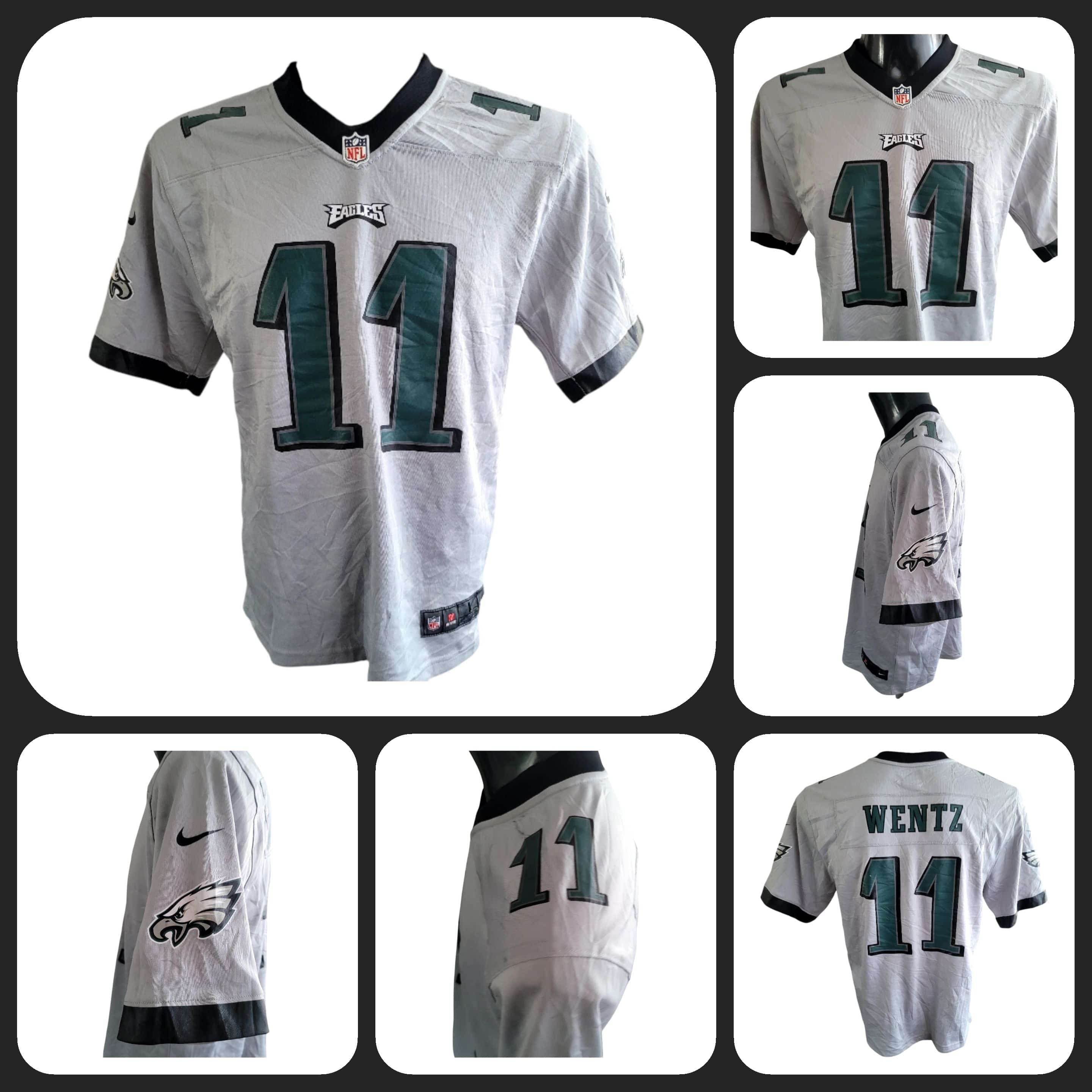 Carson Wentz Jersey 11 - Philadelphia Eagles Nike NFL On - Field Men's Large Vintage Grade A - USASTARFASHION