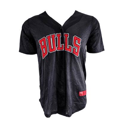 Chicago Bulls Jersey 66, Medium, Black Mesh, Used, Authentic NBA Fan Apparel - USASTARFASHION