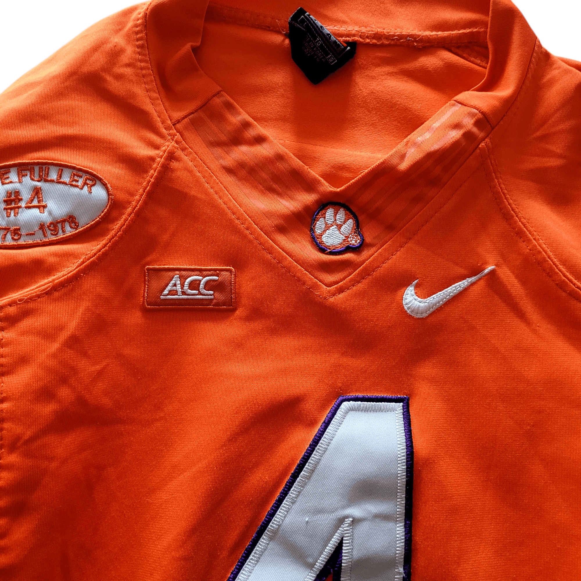 Clemson Tigers Jersey - Youth Large 4 Deshaun Watson, Nike Team Apparel, Grade A Condition - USASTARFASHION