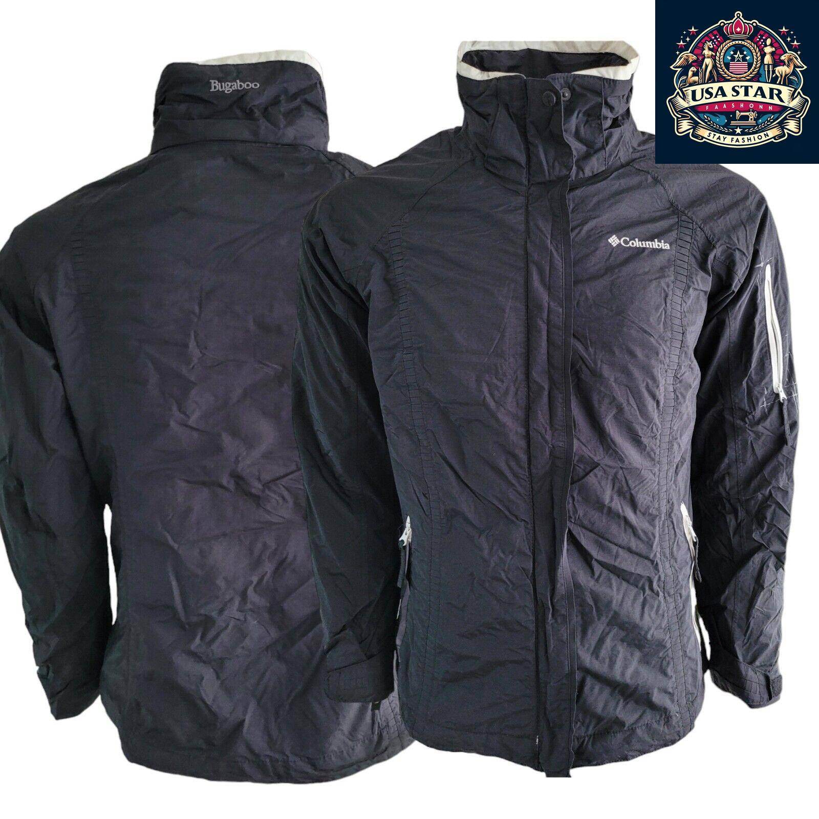 Columbia Bugabo Jacket Women’s Size M - Waterproof Omni - Tech, Adjustable Hood, Zippered Pockets - USASTARFASHION