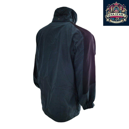 Columbia Raincoat Double Whammy Men's Size M, Dark Green, Water - Resistant Nylon, Stylish Fit - USASTARFASHION