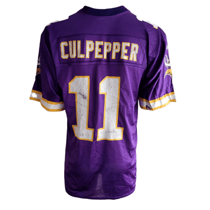 Dante Culpepper Jersey 11 - Minnesota Vikings - Purple Medium - Pre - Owned NFL Gear - USASTARFASHION