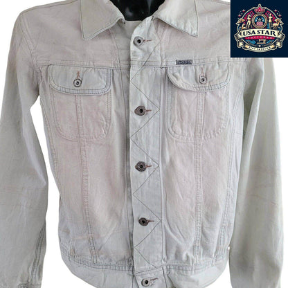 Diesel Denim Jacket Ladies M - Authentic Italian Craftsmanship, Timeless Style Upgrade - USASTARFASHION