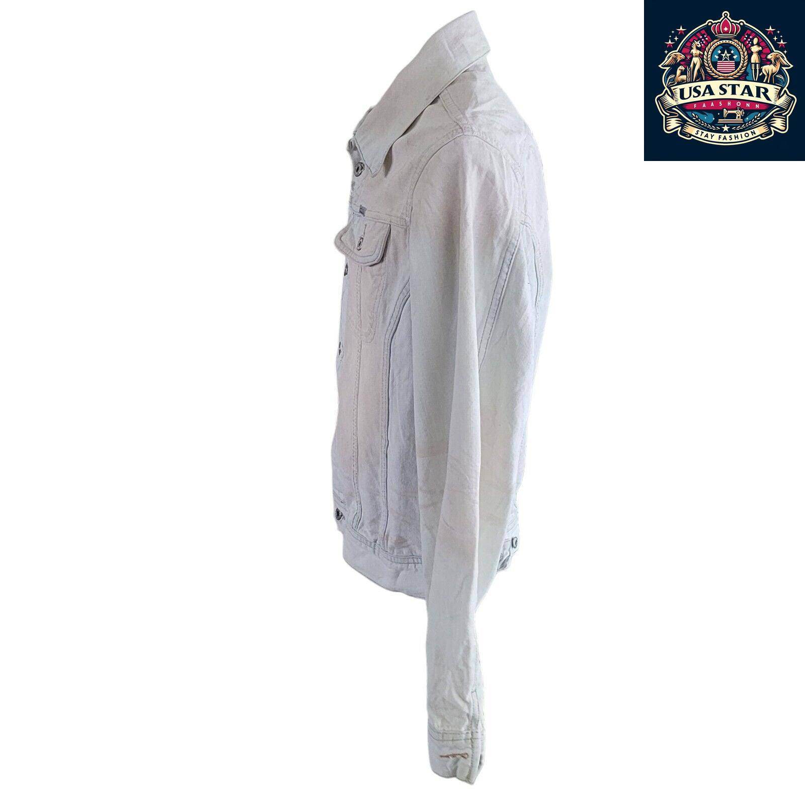 Diesel Denim Jacket Ladies M - Authentic Italian Craftsmanship, Timeless Style Upgrade - USASTARFASHION