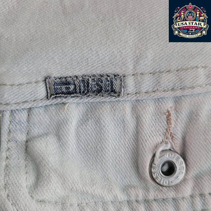 Diesel Denim Jacket Ladies M - Authentic Italian Craftsmanship, Timeless Style Upgrade - USASTARFASHION