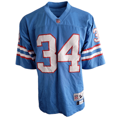 Earl Campbell Throwback Jersey - Houston Oilers 34 - Reebok - Size Medium - Grade A Condition - USASTARFASHION