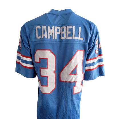 Earl Campbell Throwback Jersey - Houston Oilers 34 - Reebok - Size Medium - Grade A Condition - USASTARFASHION