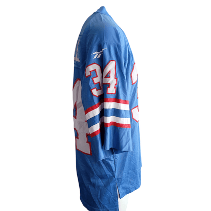Earl Campbell Throwback Jersey - Houston Oilers 34 - Reebok - Size Medium - Grade A Condition - USASTARFASHION