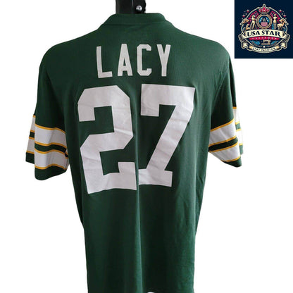 Eddie Lacy Jersey 27 - Green Bay Packers NFL Jersey for Adults with Comfortable Fit & Stylish Design - USASTARFASHION