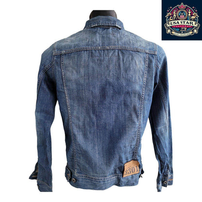 G - Star Denim Jacket Ladies Size M, Classic 3301 Design, Premium Quality & Versatile Style - USASTARFASHION