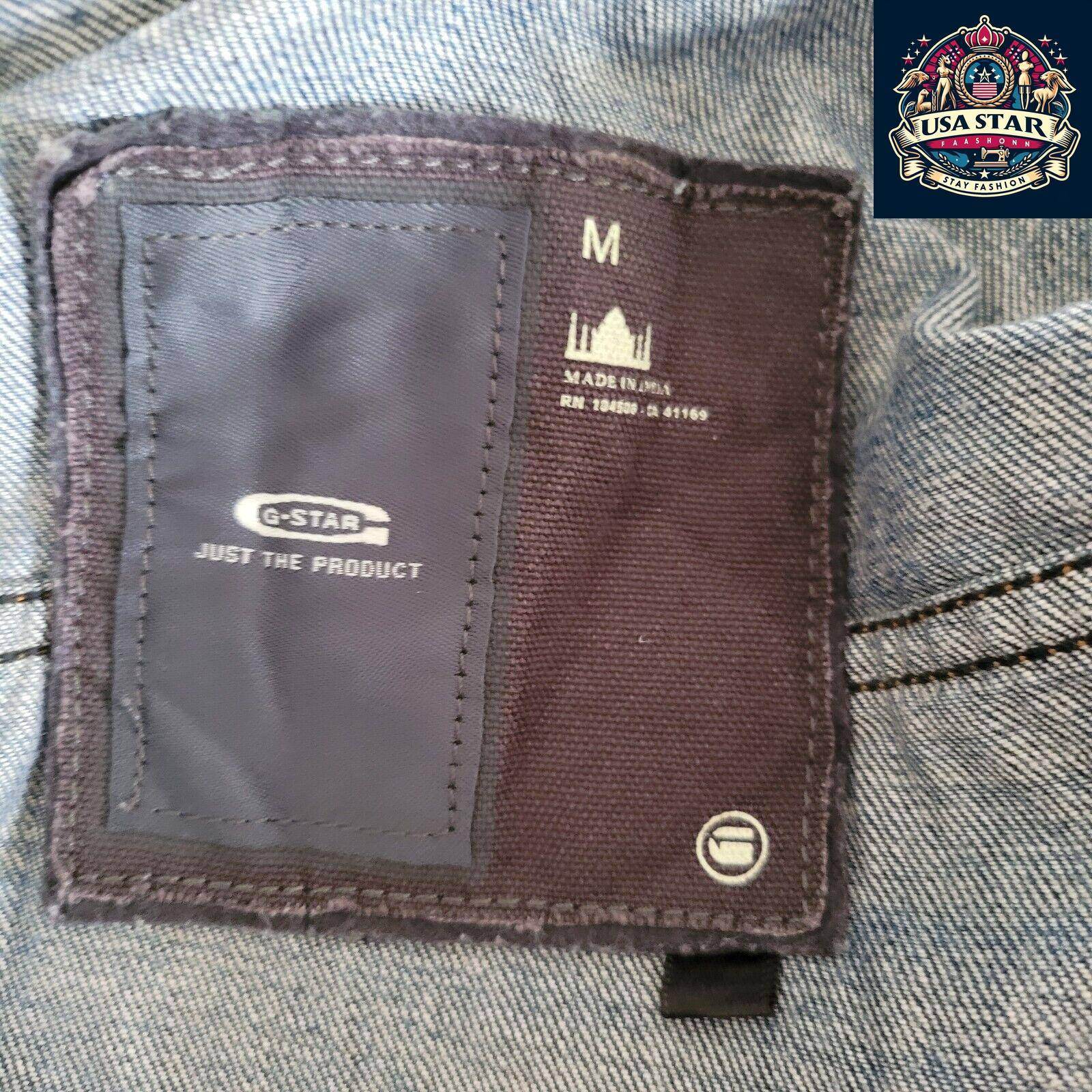G - Star Denim Jacket Ladies Size M, Classic 3301 Design, Premium Quality & Versatile Style - USASTARFASHION