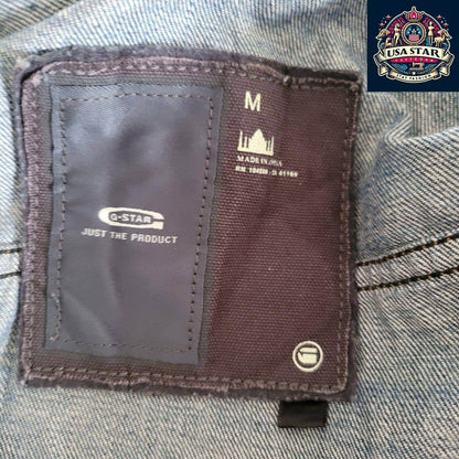 G - Star Denim Jacket Ladies Size M, Classic 3301 Design, Premium Quality & Versatile Style - USASTARFASHION