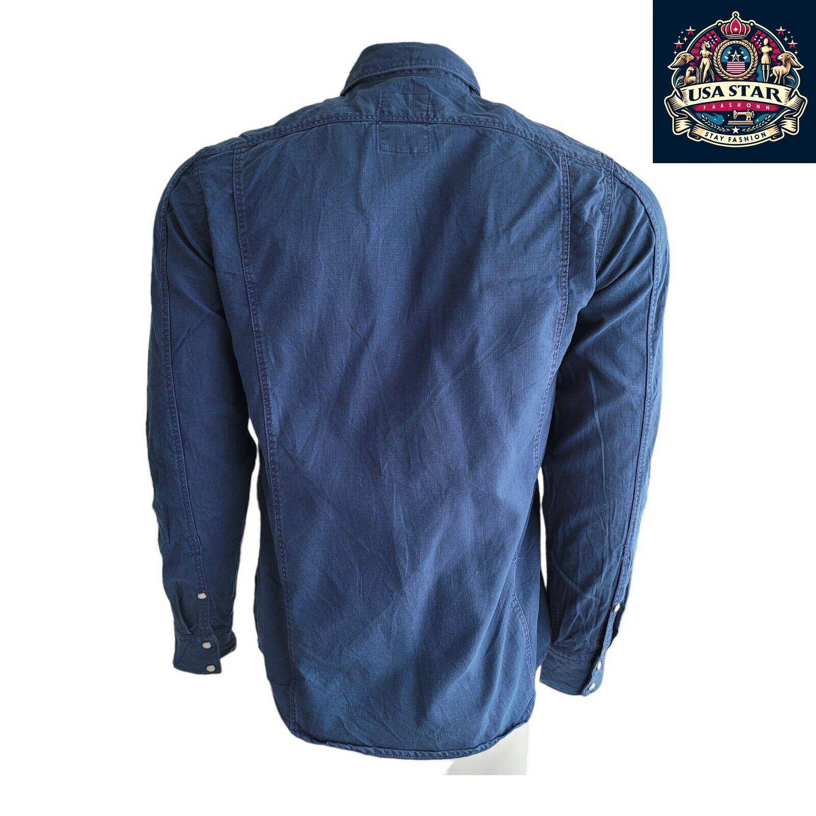 👨‍🎤👕 G - Star Raw Denim Shirt Men's Sz M - Great Vintage Condition 👕👨‍🎤 - USASTARFASHION