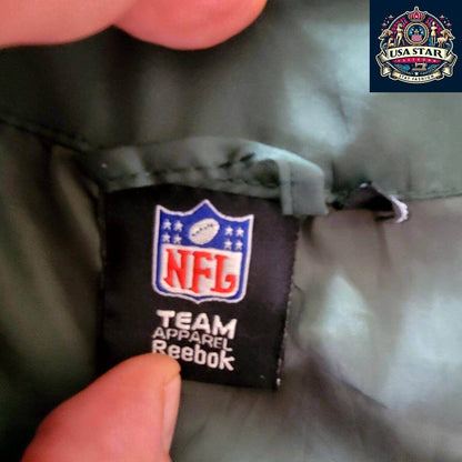 Green Bay Packers Jacket XL Vintage NFL Pro Line Reebok Track Jacket Retro Style - USASTARFASHION