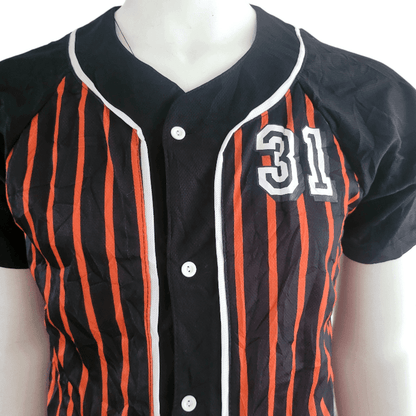 Halloween Drinking Team Jersey by Teamwork Athletic Apparel - Bold Black & Orange Design, Premium Embroidery - USASTARFASHION