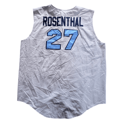 High 5 Sportswear Rosenthal 27 Sleeveless Jersey XL Grey USA Made Unisex Sportswear - USASTARFASHION