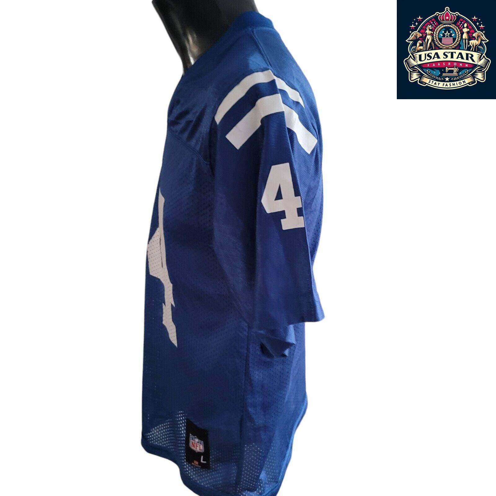 Indianapolis Colts Jersey Youth Large Dallas Clark 44 - Comfortable Fan Apparel for Young Fans - USASTARFASHION