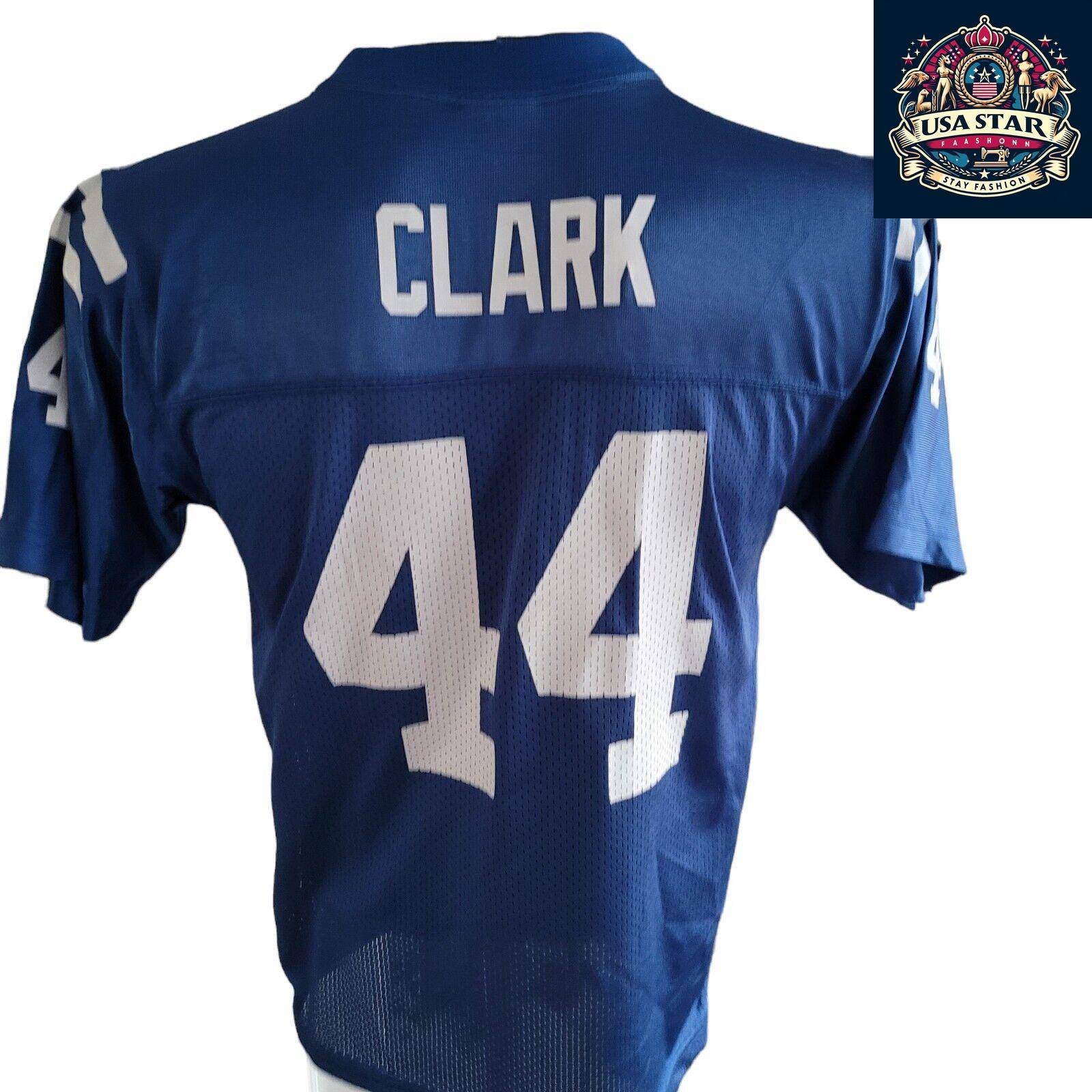 Indianapolis Colts Jersey Youth Large Dallas Clark 44 - Comfortable Fan Apparel for Young Fans - USASTARFASHION