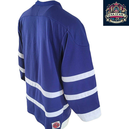 K1 Golden Deangelo Jersey Size M - Stylish Long Sleeve V - Neck in Bold Blue - Grade A Vintage Condition - USASTARFASHION