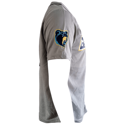 Kalamazoo Growlers Jersey - Gray 100% Polyester Small with Printed Logo and Number 14 - USASTARFASHION