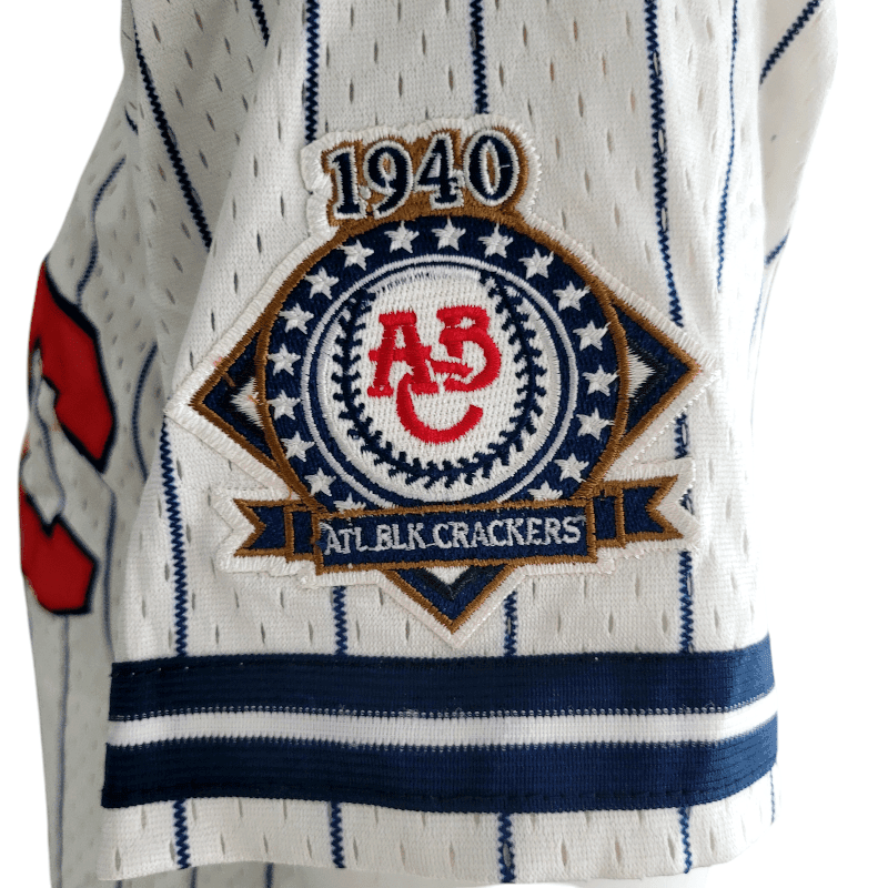 Kings & Crowns Negro League Baseball Jersey Atlanta BLK Crackers 1940 Vintage Size L - USASTARFASHION