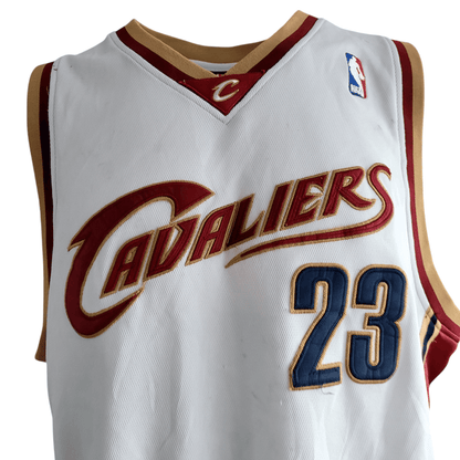 LeBron James Cleveland Cavaliers Adidas Authentic Jersey - Size 54 White NBA Player 23 - USASTARFASHION