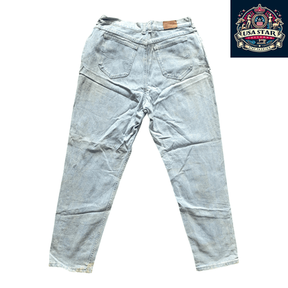Lee Vintage Men's Jeans W32 L30 - 100% Cotton Straight - Leg Denim for Timeless Style - USASTARFASHION