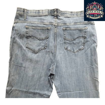 Lee Women's Jeans W38 With 26" Inside Leg, Light Blue, Exceptional Fit & Comfort for Stylish Outfits - USASTARFASHION