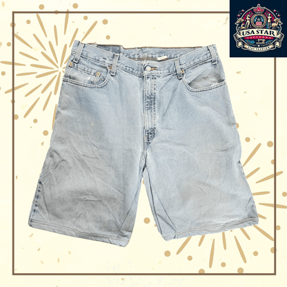 Levi's 560 Loose Fit Tapered Leg Shorts W36 - Comfortable Cotton Blend, Relaxed Fit, Modern Style - USASTARFASHION