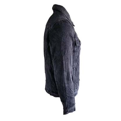 Levi’s Authentic Sherpa Denim Trucker Jacket – Size M, USA Made - USASTARFASHION