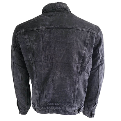 Levi’s Authentic Sherpa Denim Trucker Jacket – Size M, USA Made - USASTARFASHION