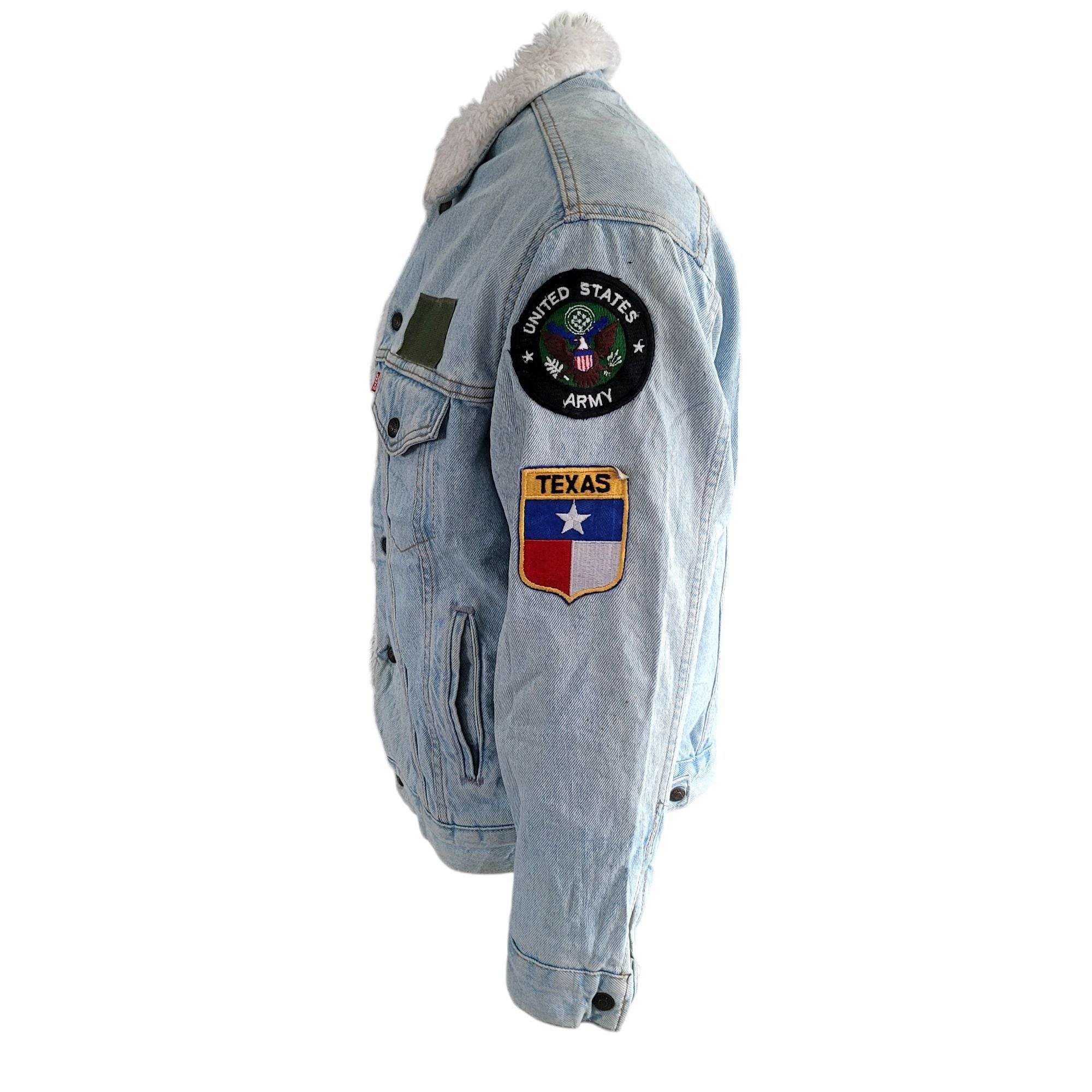 Levi’s San Francisco Sherpa Trucker Jacket – M, USA Made, Custom - USASTARFASHION