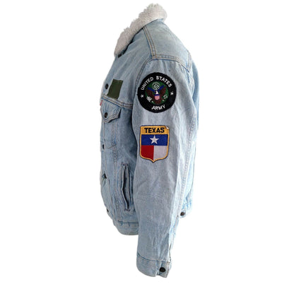 Levi’s San Francisco Sherpa Trucker Jacket – M, USA Made, Custom - USASTARFASHION