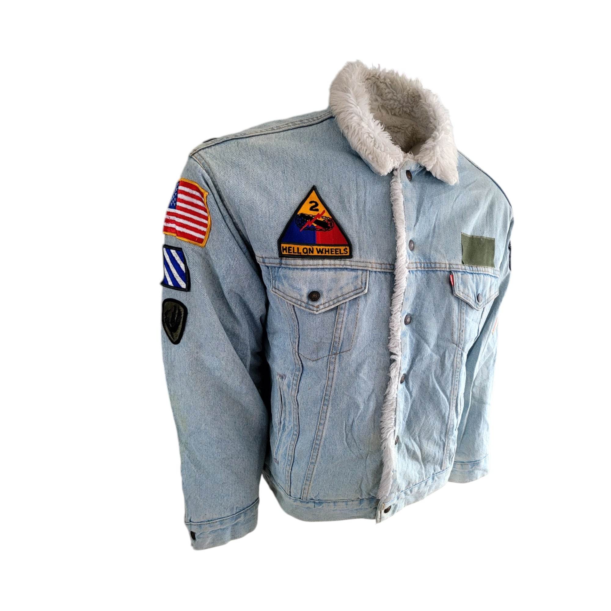 Levi’s San Francisco Sherpa Trucker Jacket – M, USA Made, Custom - USASTARFASHION