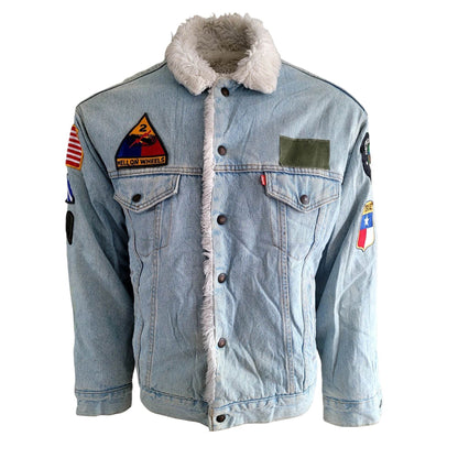 Levi’s San Francisco Sherpa Trucker Jacket – M, USA Made, Custom - USASTARFASHION