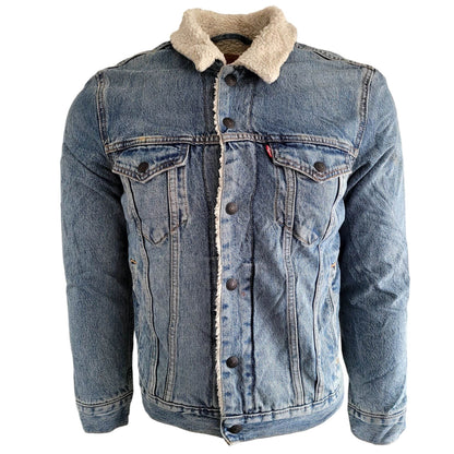 Levi’s Sherpa Trucker Jacket - Size Small - Made in USA - USASTARFASHION