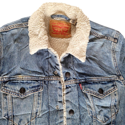 Levi’s Sherpa Trucker Jacket - Size Small - Made in USA - USASTARFASHION