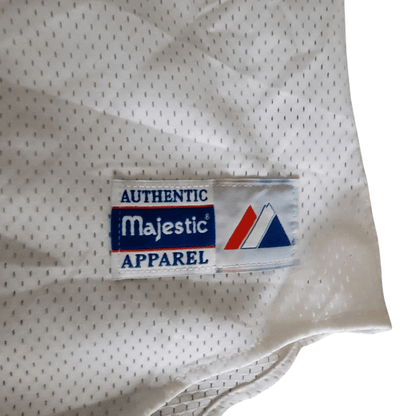 Majestic Mudcats Sports Apparel XL Vintage Baseball Jersey White Red Number 20 Made in USA - USASTARFASHION