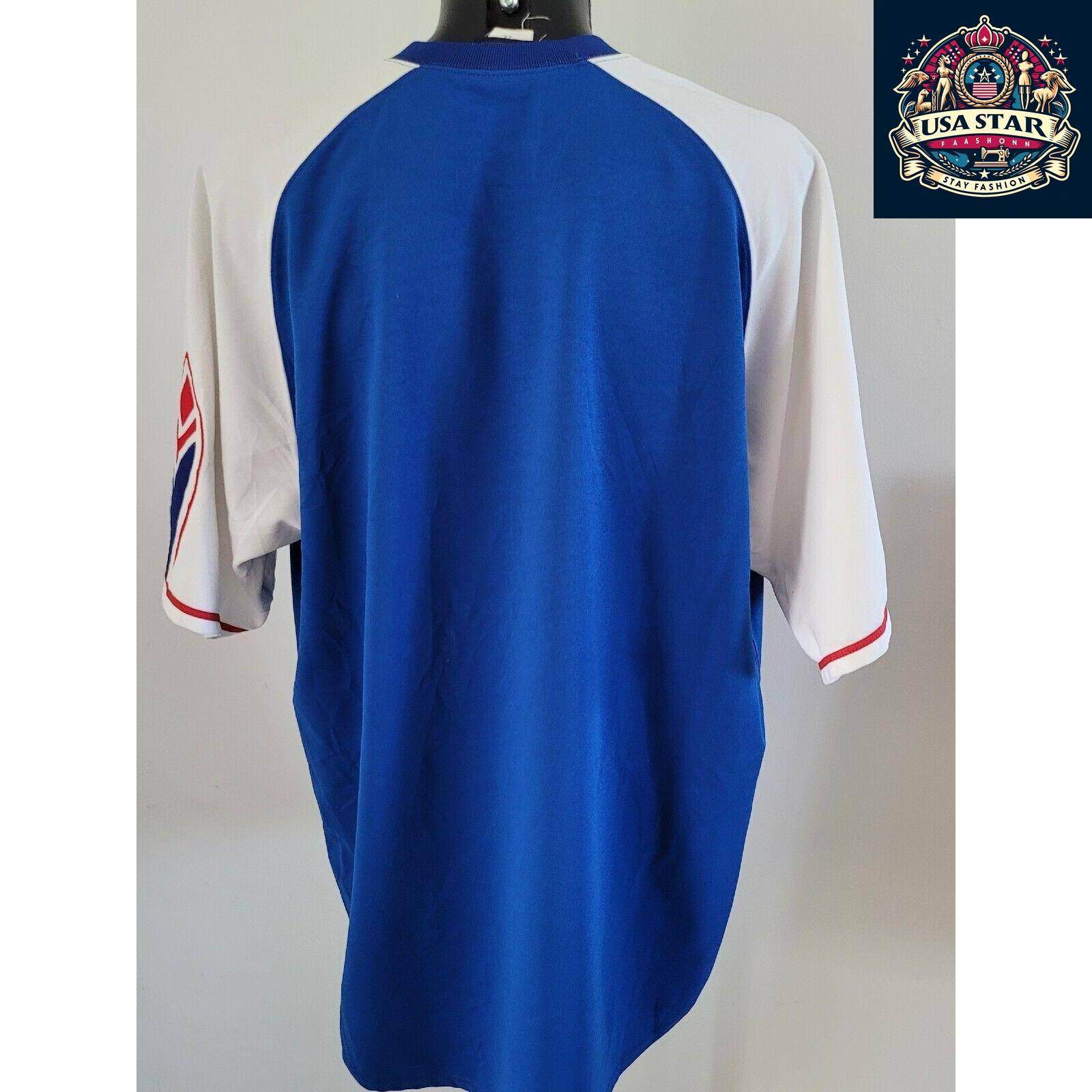 Men's Vintage Braves Jersey - 90s MLB Atlanta Braves Sewn 2 Mesh Baseball Jersey 2XL - USASTARFASHION