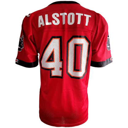 Mike Alstott Jersey 40 Champion Tampa Bay Buccaneers Small Authentic NFL Like New Condition - USASTARFASHION