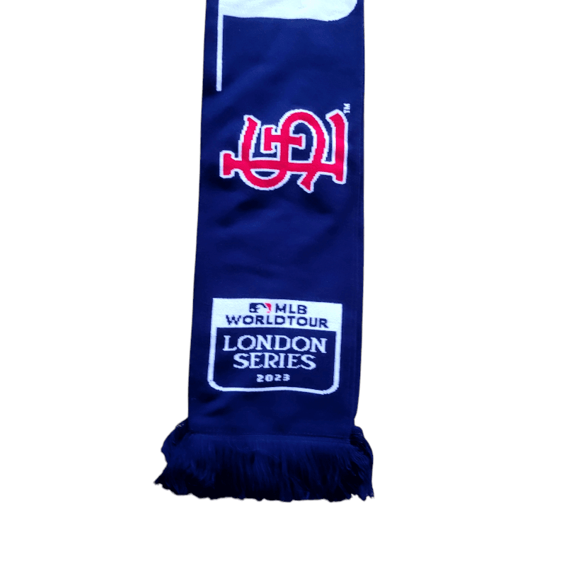 MLB London Series Scarf - St. Louis Cardinals & Chicago Cubs, Official Team Merchandise, Premium Quality - USASTARFASHION