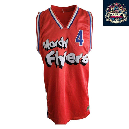 Mordy Flyers Jersey 4 - Size L, Lightweight Basketball Jersey with Breathable Fabric for Comfort - USASTARFASHION
